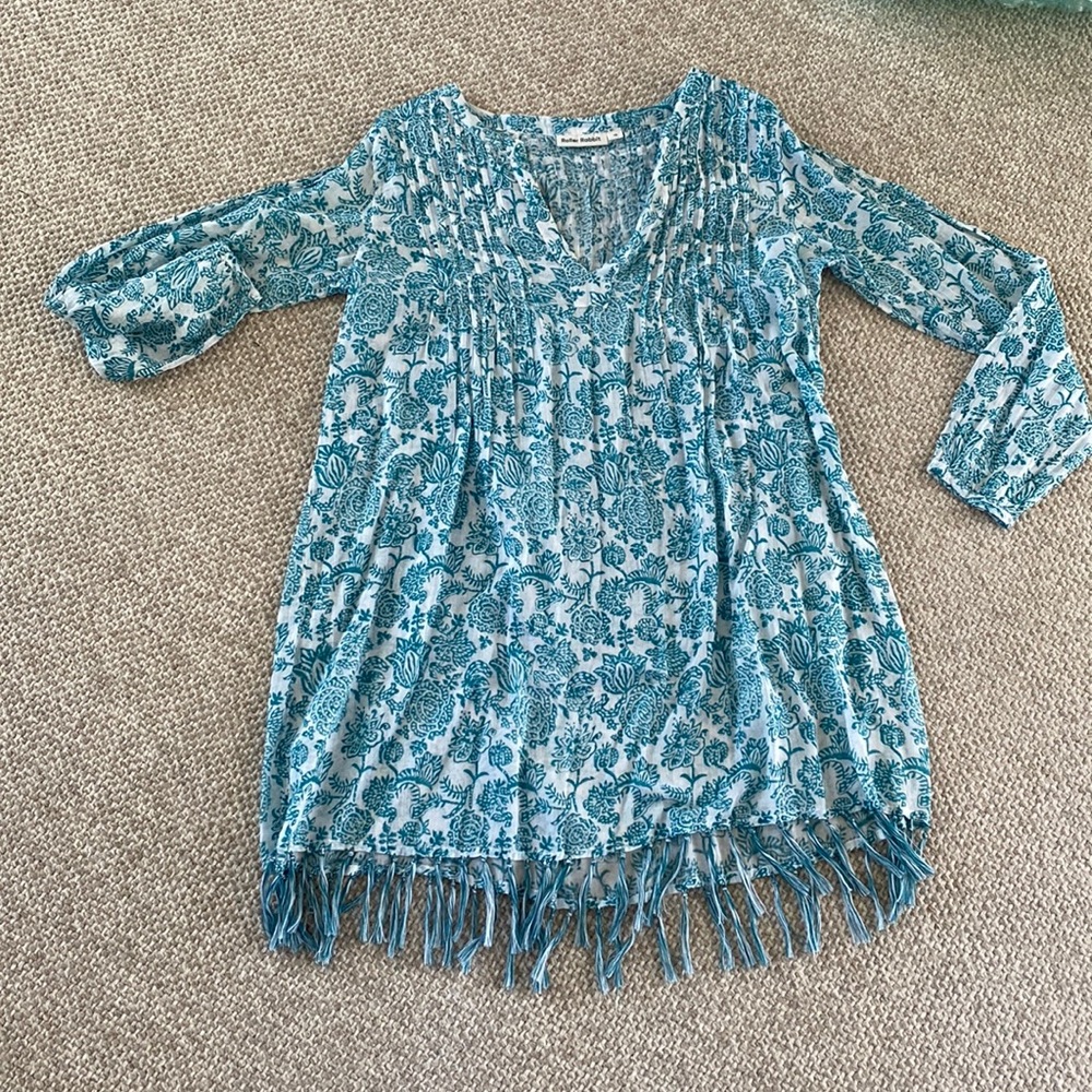 Roberta roller rabbit tunic coverup